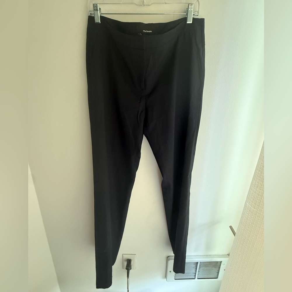 THE KOOPLES Straight Leg Trousers • Size 44/12 • Black • Tailored Pants Like New
